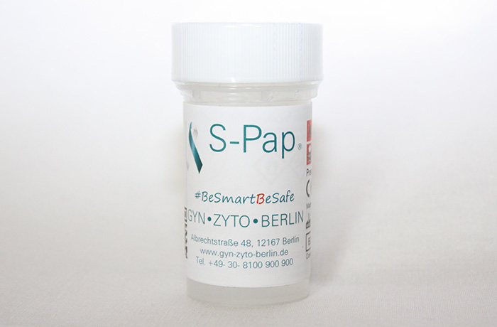 S-Pap Vial zum Versand